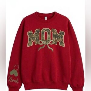 Custom Military Mama Sweatshirt | Personalized Army Mom Crewneck